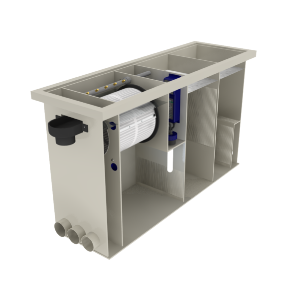 Filtreau combi-AFTER incl. UVC (Gravity)  incl. rinsepump