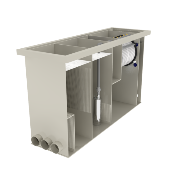 Filtreau combi-AFTER incl. UVC (Gravity)  incl. rinsepump
