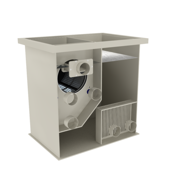 Filtreau combi-NEXT incl. UVC (Gravity) PP  incl. rinsepump